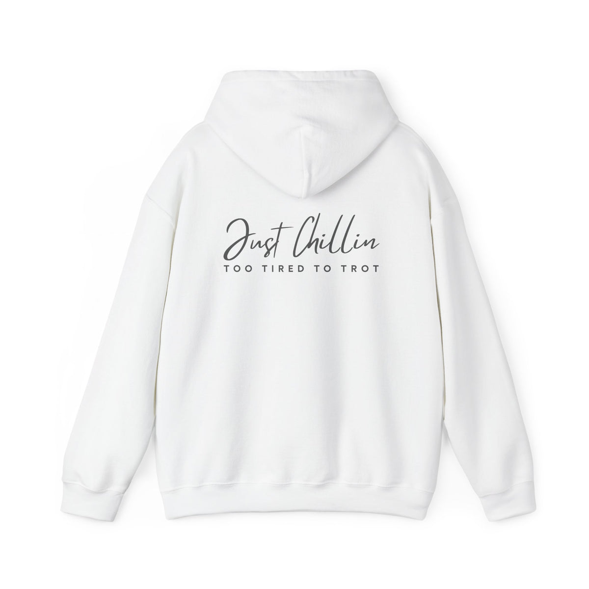 Just Chillin', Too Tired to Trot — Unisex Hoodie