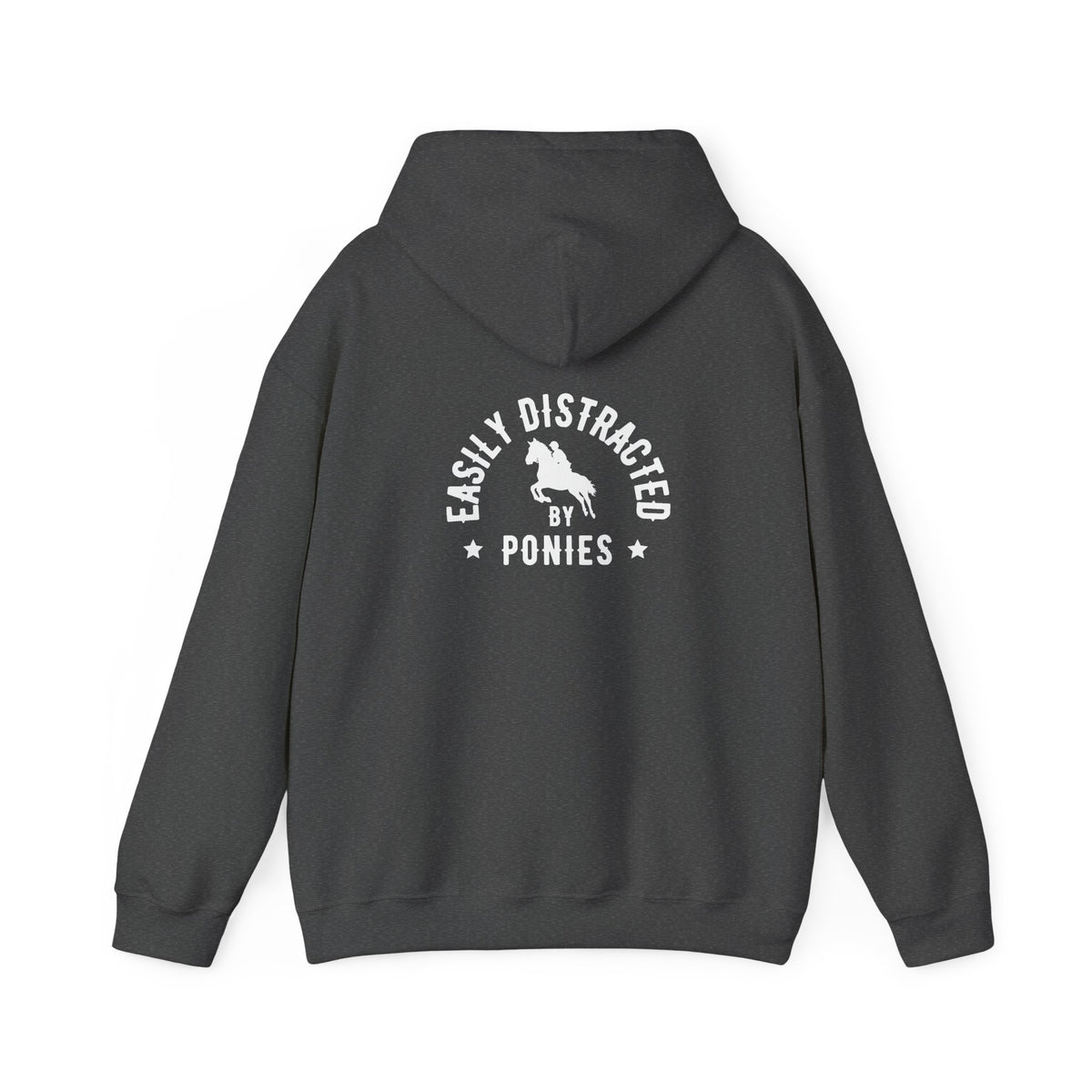 Easily Distracted by Ponies - Dark Hoodie