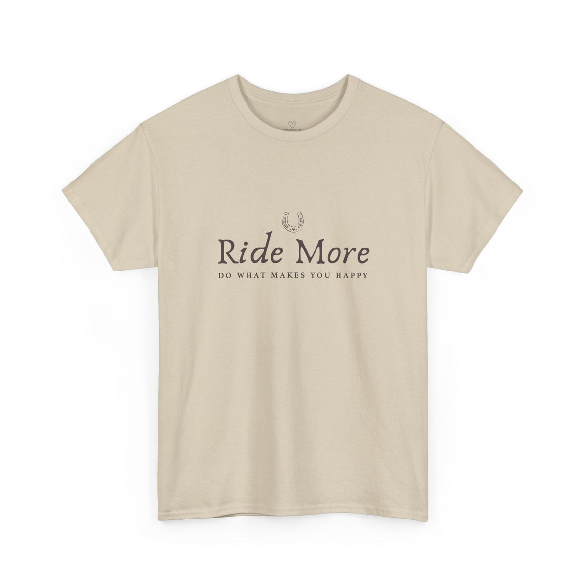 Ride More T-Shirt — Equestrian Slogan Tee
