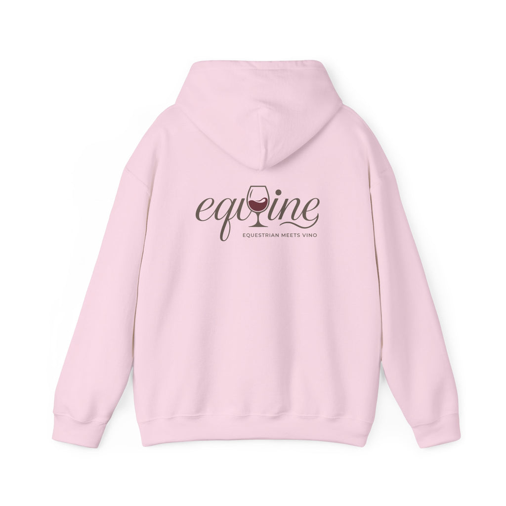 EqWine Hoodie — Equestrian Wine Lover's Unisex Hoodie