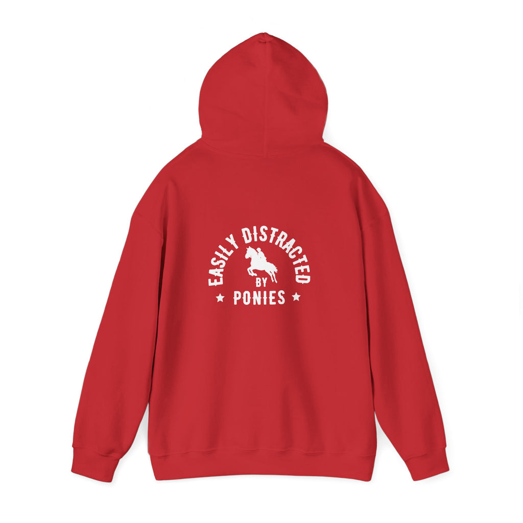 Easily Distracted by Ponies - Dark Hoodie