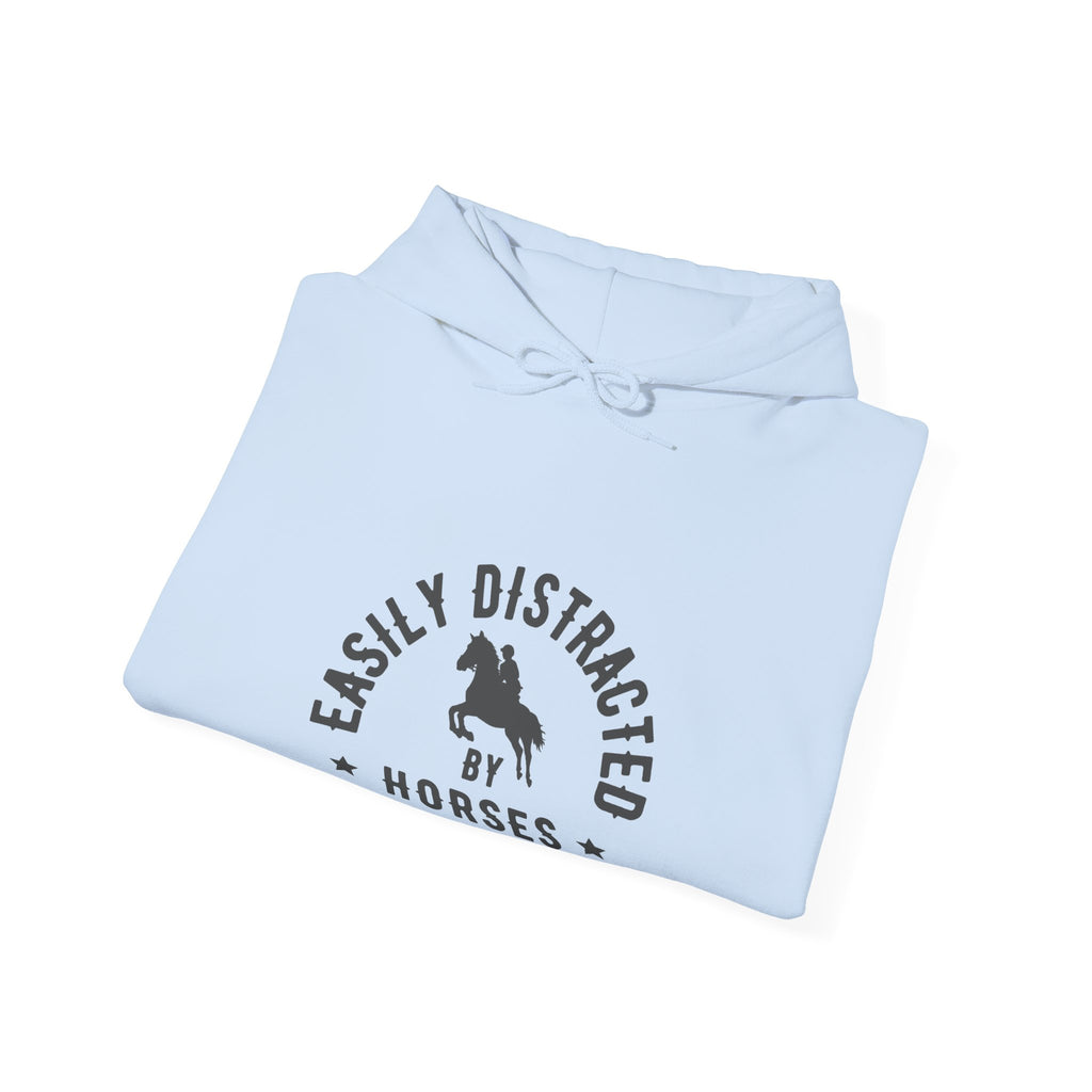 Easily Distracted by Horses — Unisex Hoodie