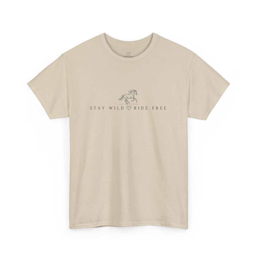 Stay Wild Ride Free - Horse Graphic T-Shirt