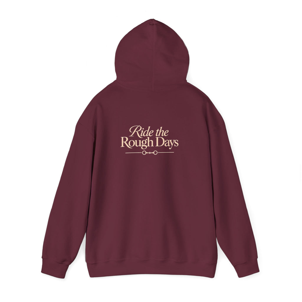 Ride the Rough Days — Equestrian Unisex Hoodie