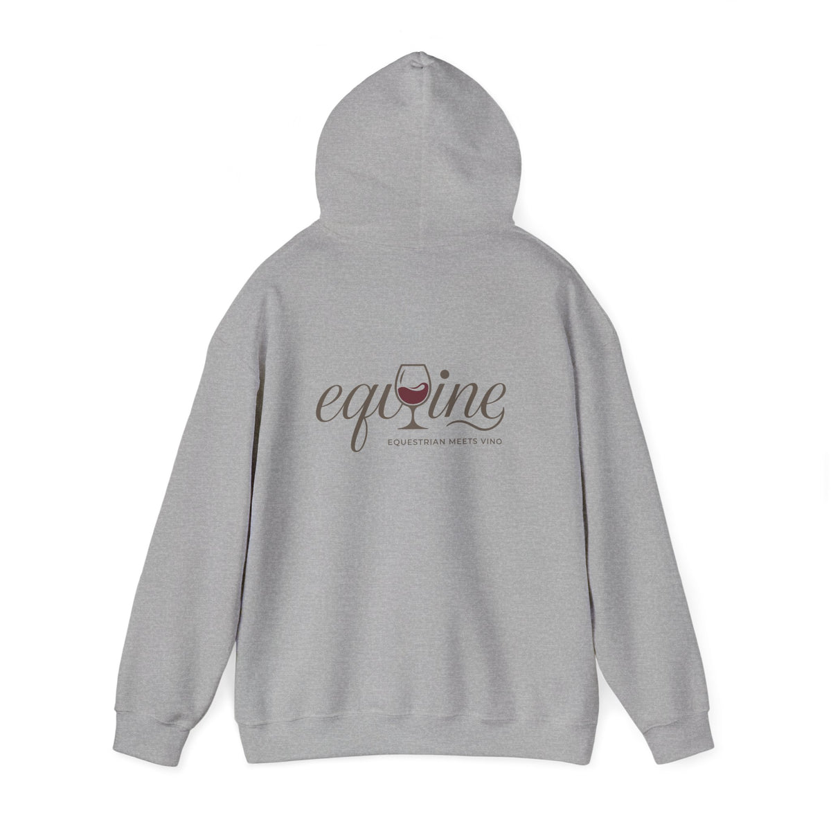 EqWine Hoodie — Equestrian Wine Lover's Unisex Hoodie