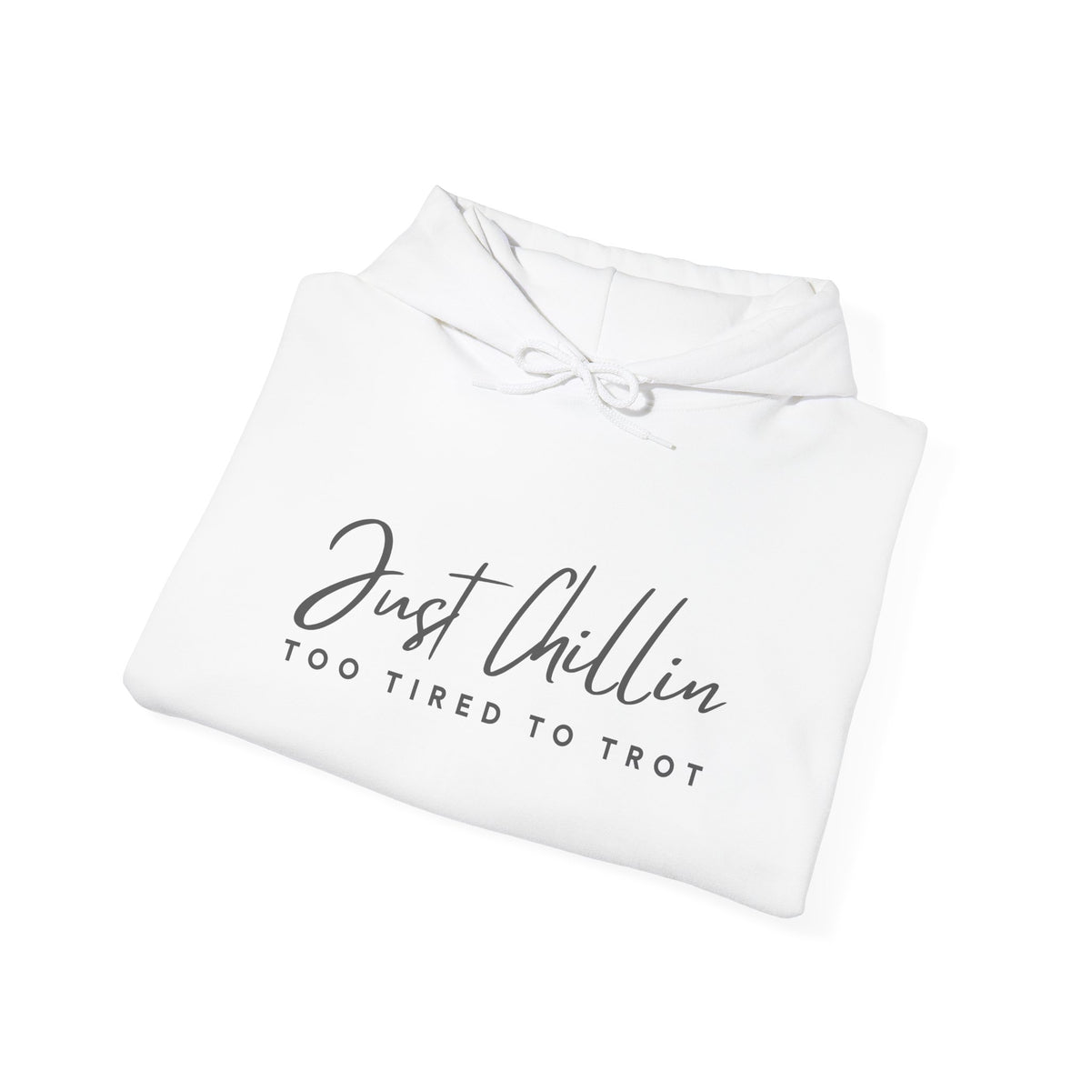 Just Chillin', Too Tired to Trot — Unisex Hoodie