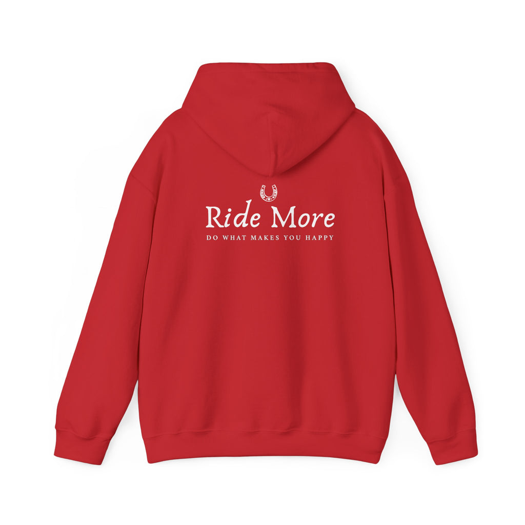 Ride More - Do what makes you happy - Dark hoodie