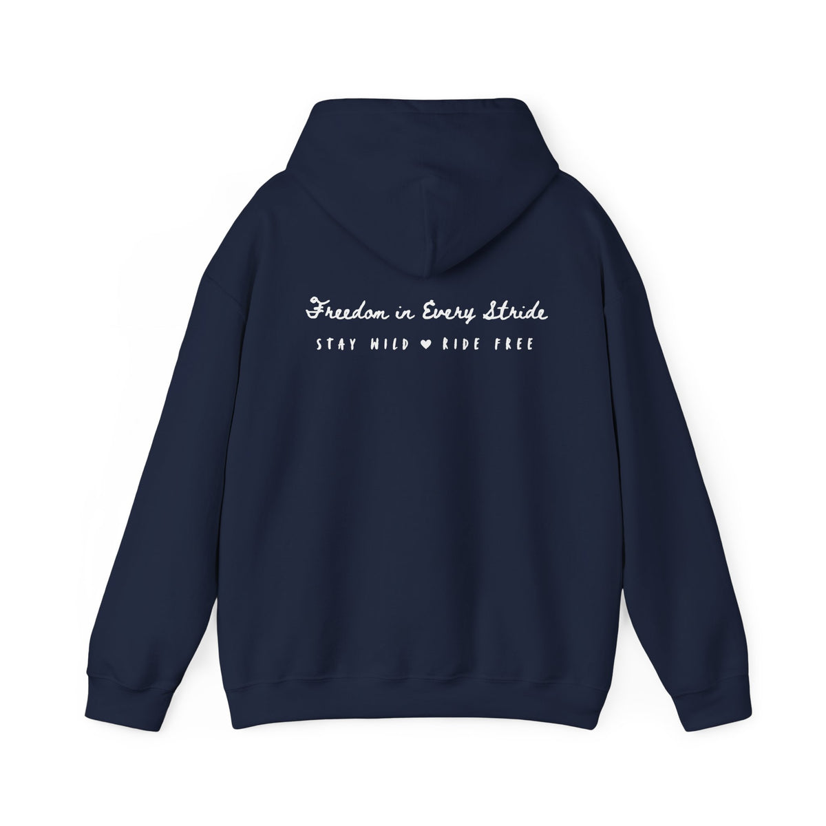 Freedom in Every Stride- Dark Hoodie