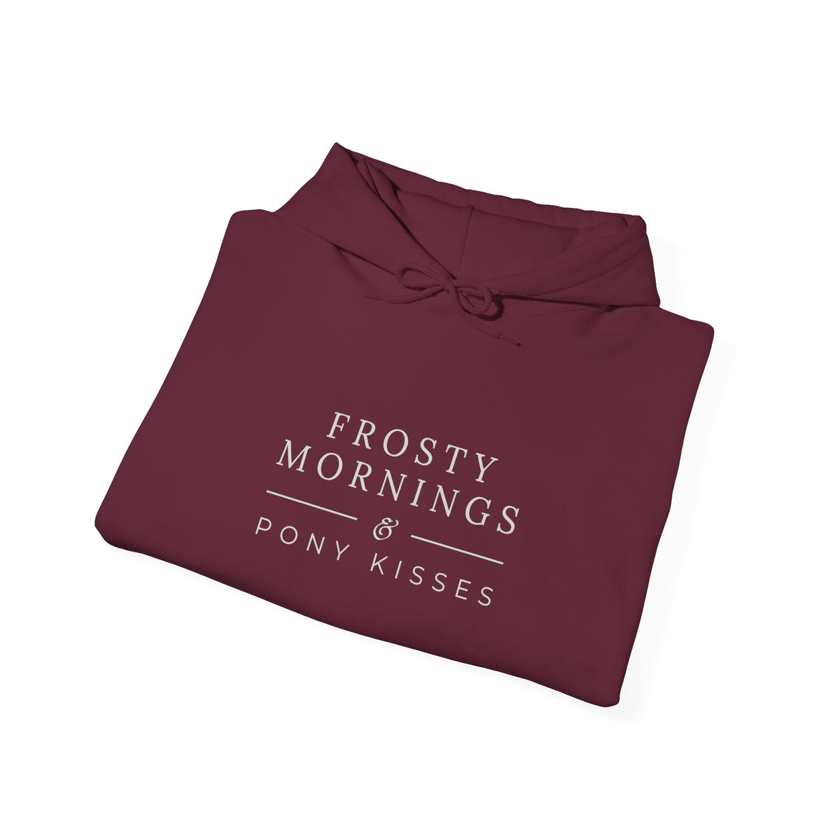 Frosty Mornings & Pony Kisses Equestrian Hoodie