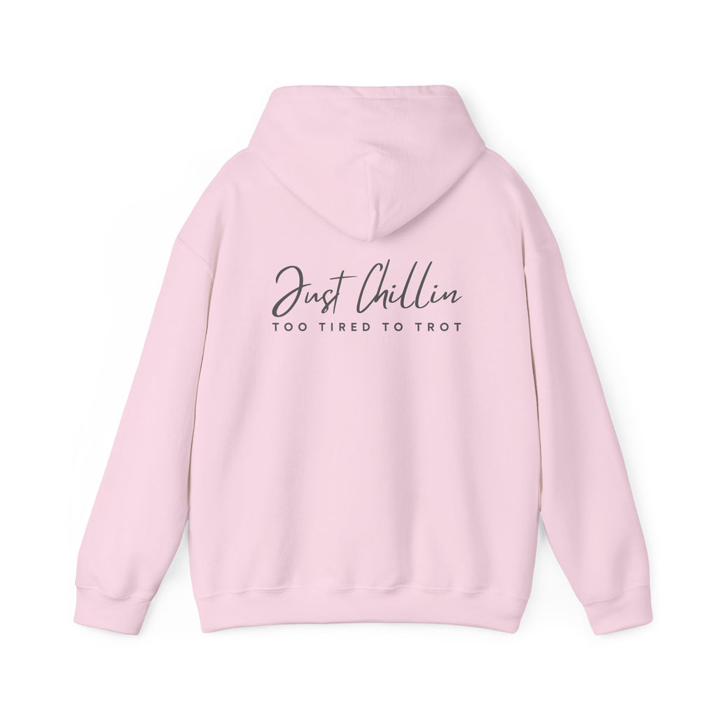 Just Chillin', Too Tired to Trot — Unisex Hoodie