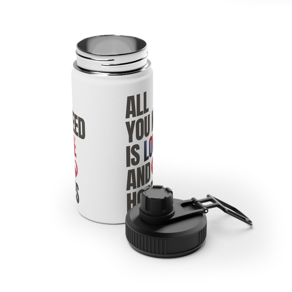 All You Need Is Love and Horses — Stainless Steel Water Bottle