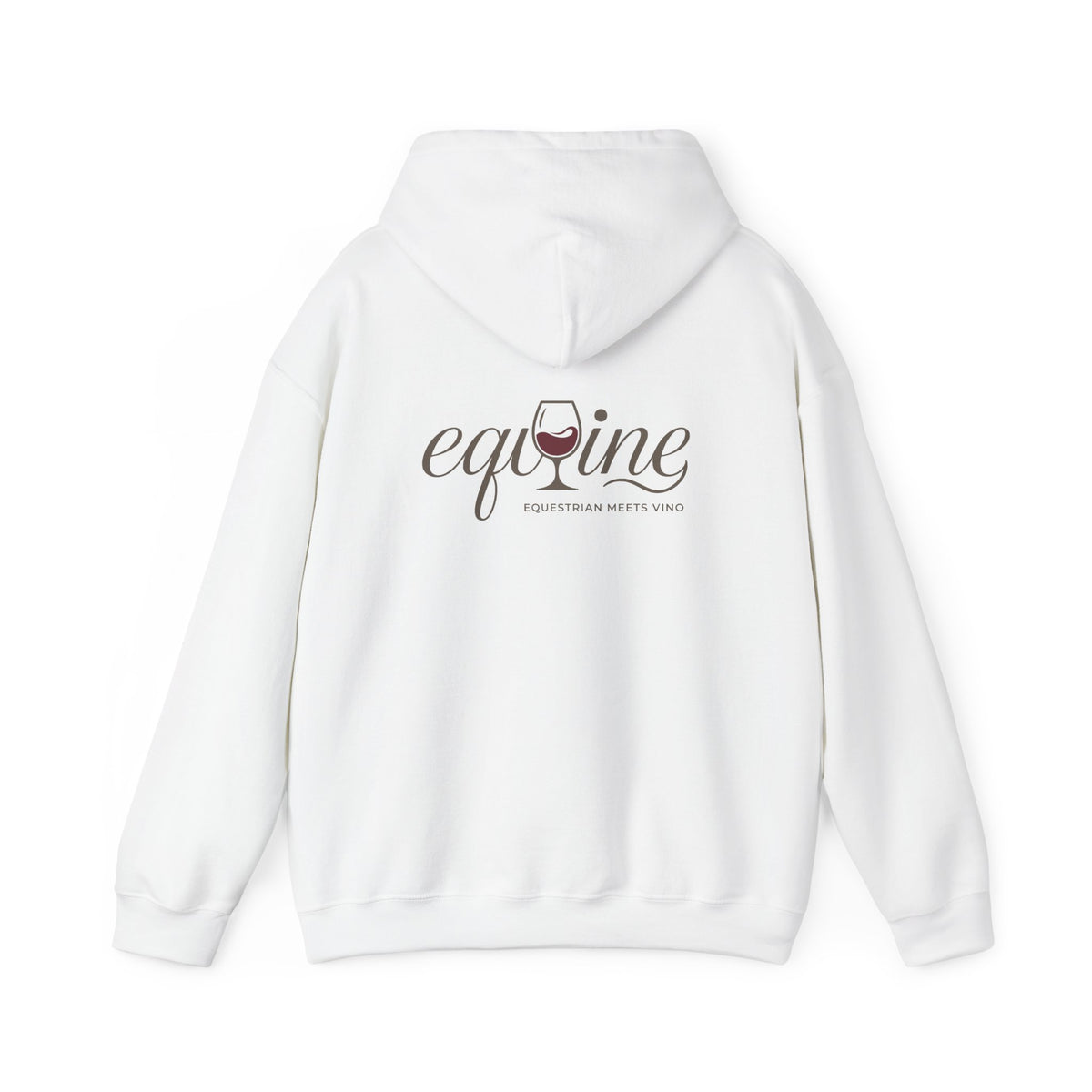 EqWine Hoodie — Equestrian Wine Lover's Unisex Hoodie