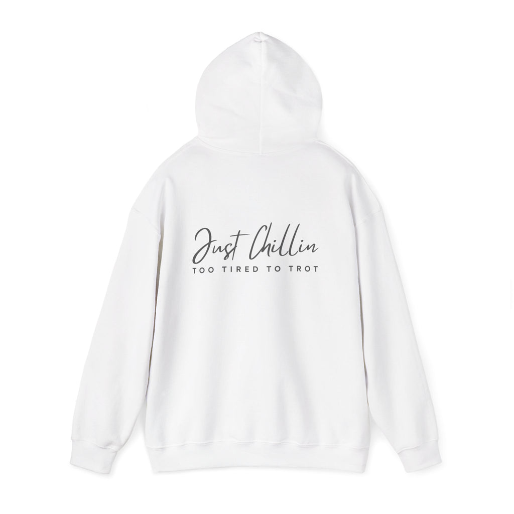 Just Chillin', Too Tired to Trot — Unisex Hoodie