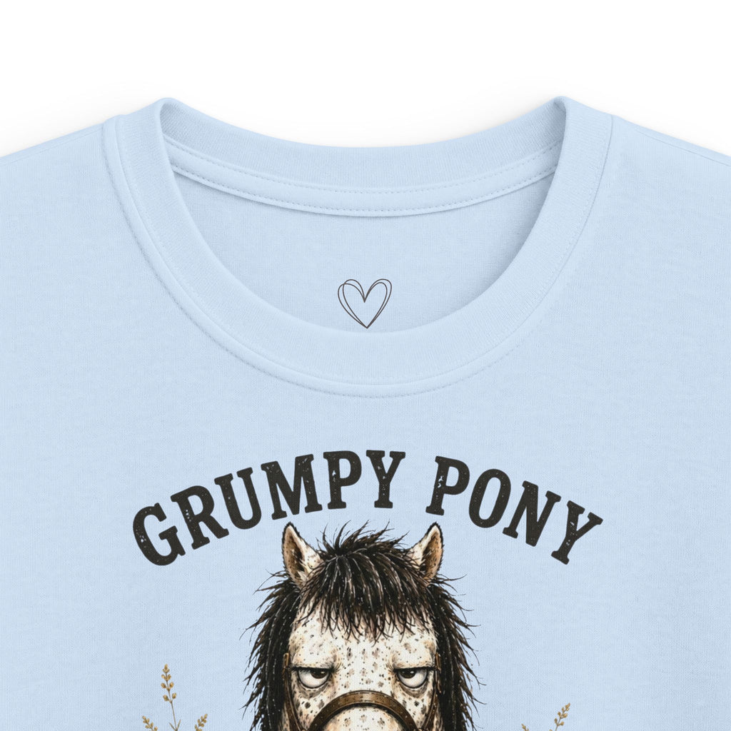 Grumpy Pony Doesn't Like People — Youth Equestrian T-Shirt