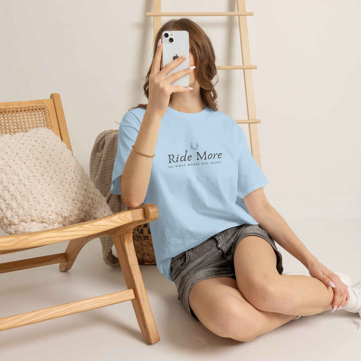 Ride More T-Shirt — Equestrian Slogan Tee