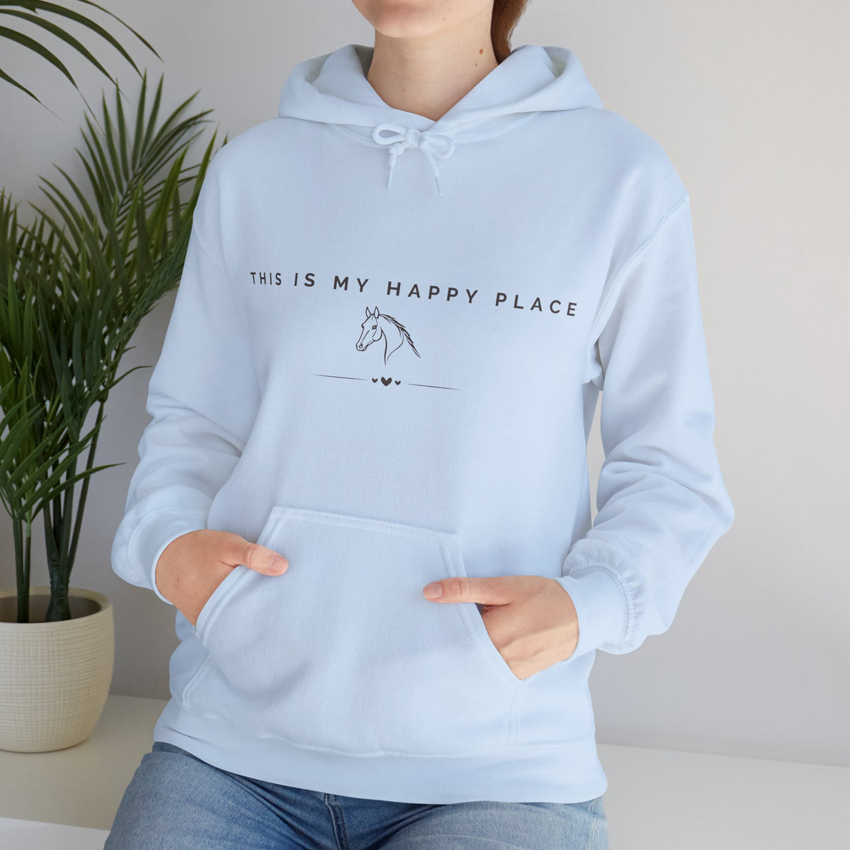 This is my happy place — Equestrian Unisex Hoodie