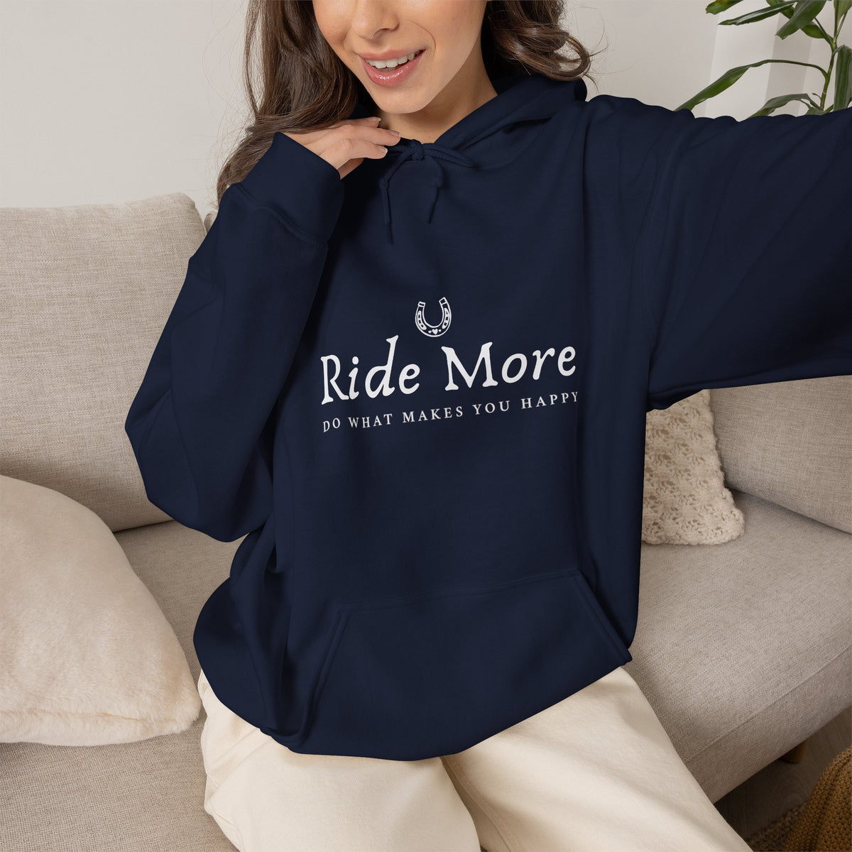 Ride More - Do what makes you happy - Dark hoodie