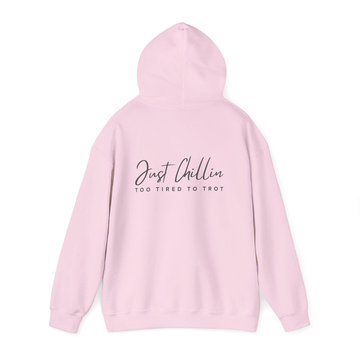 Just Chillin', Too Tired to Trot — Unisex Hoodie