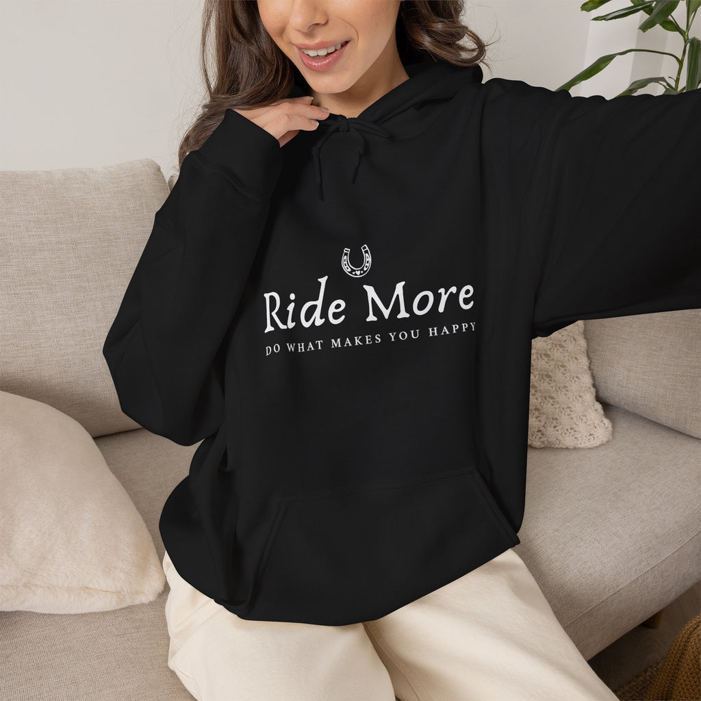 Ride More - Do what makes you happy - Dark hoodie