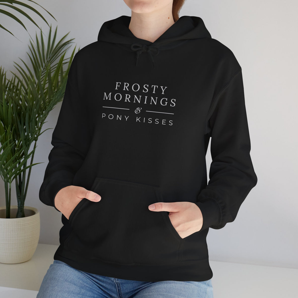 Frosty Mornings & Pony Kisses Equestrian Hoodie