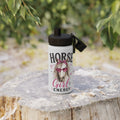 Stainless Steel Water Bottle — “Horse Girl Energy” Sports Bottle