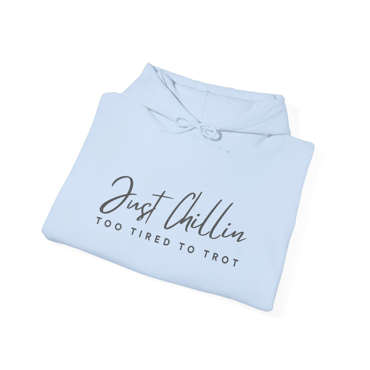 Just Chillin', Too Tired to Trot — Unisex Hoodie