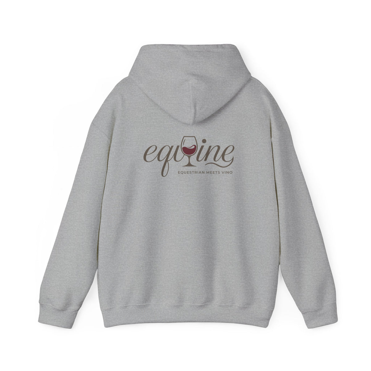 EqWine Hoodie — Equestrian Wine Lover's Unisex Hoodie