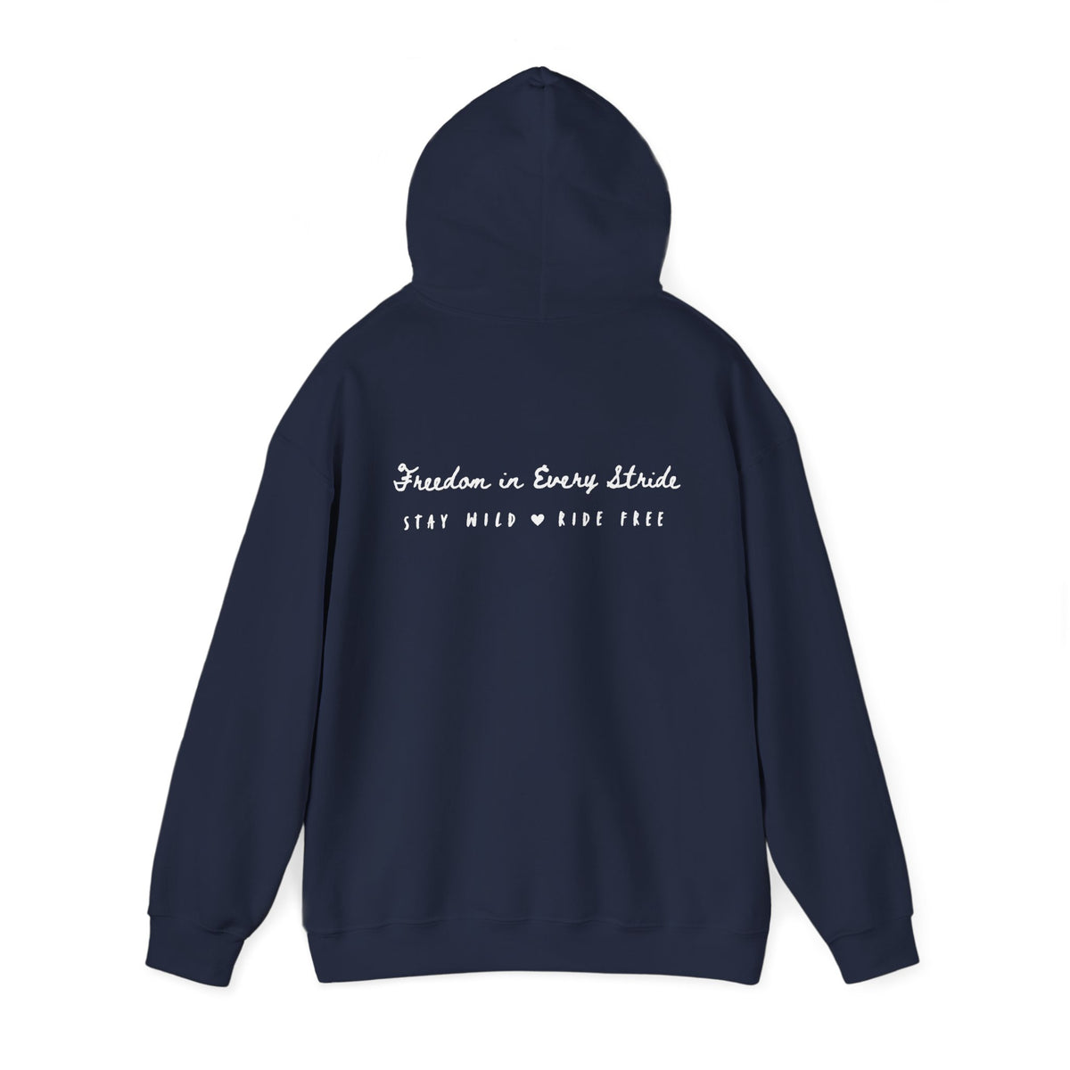 Freedom in Every Stride- Dark Hoodie