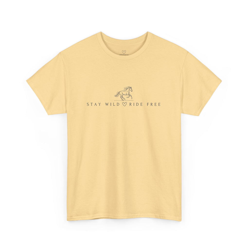 Stay Wild Ride Free - Horse Graphic T-Shirt