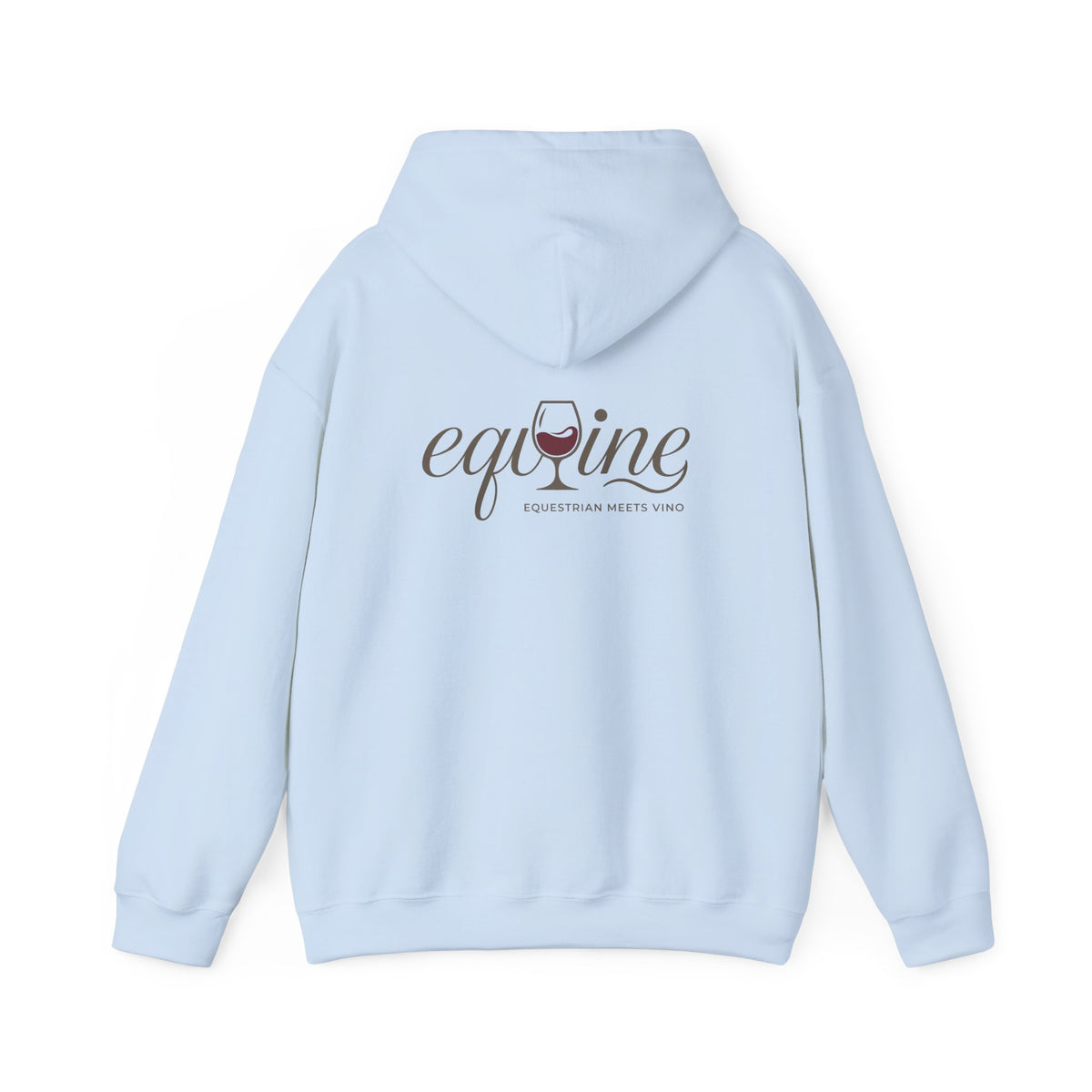 EqWine Hoodie — Equestrian Wine Lover's Unisex Hoodie