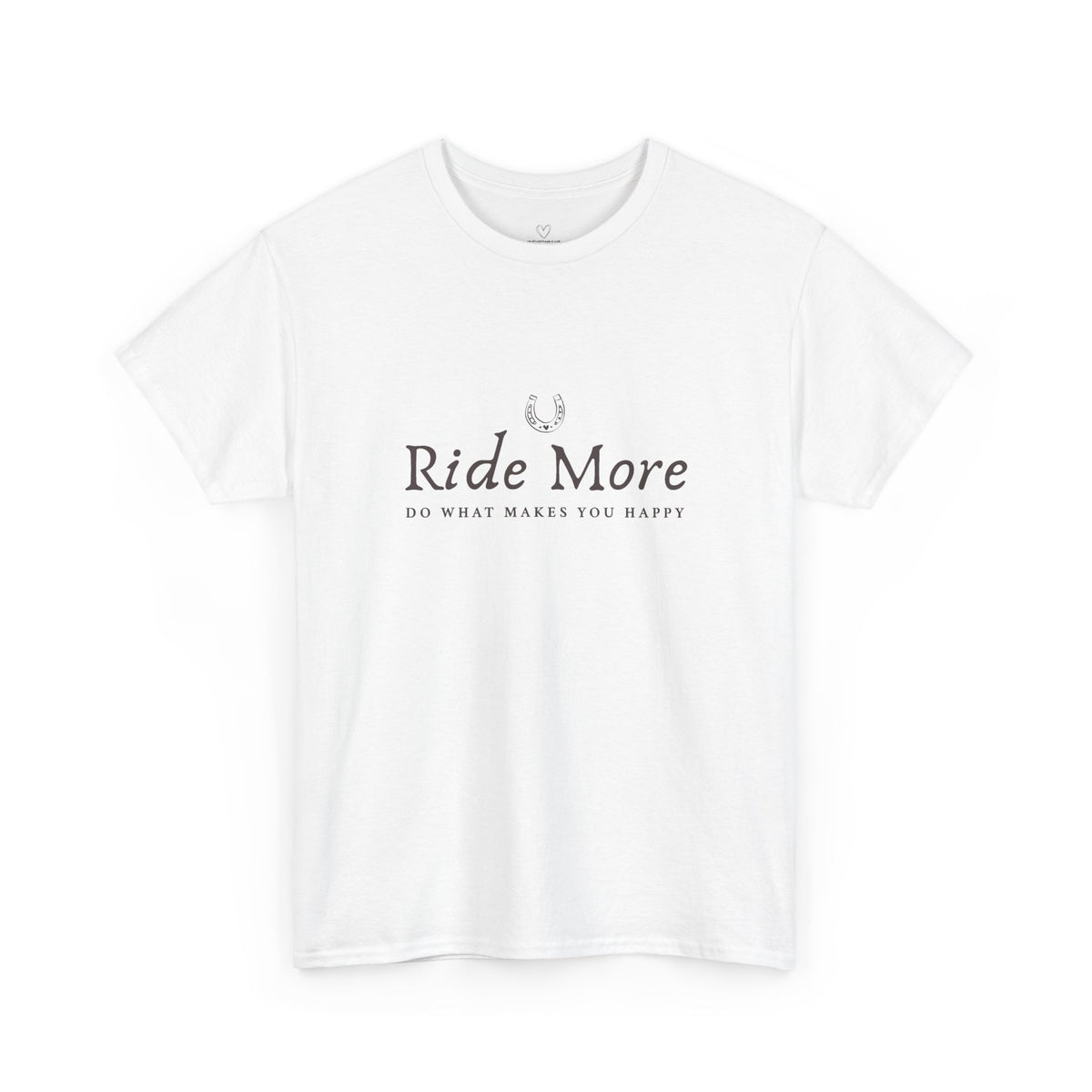 Ride More T-Shirt — Equestrian Slogan Tee