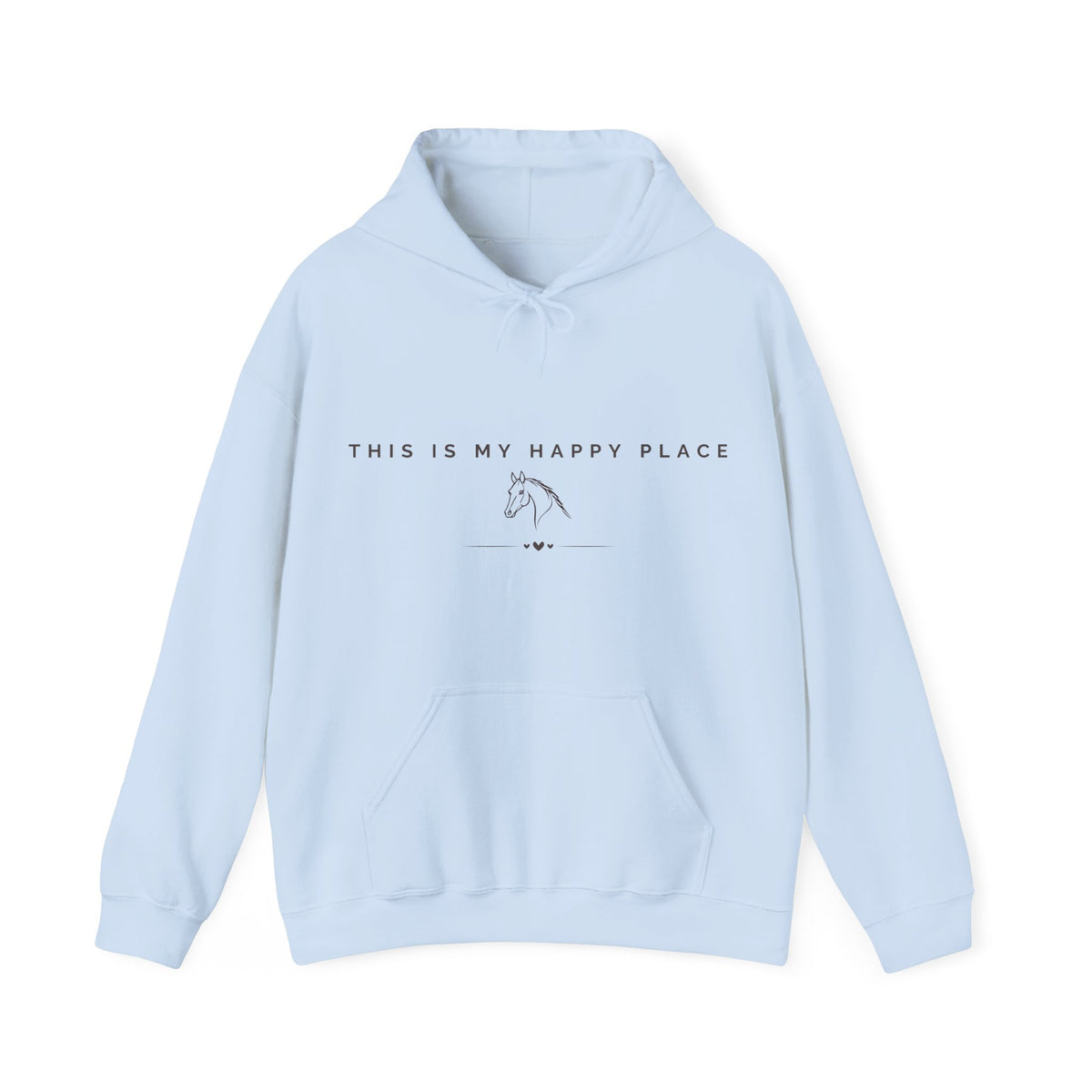 This is my happy place — Equestrian Unisex Hoodie
