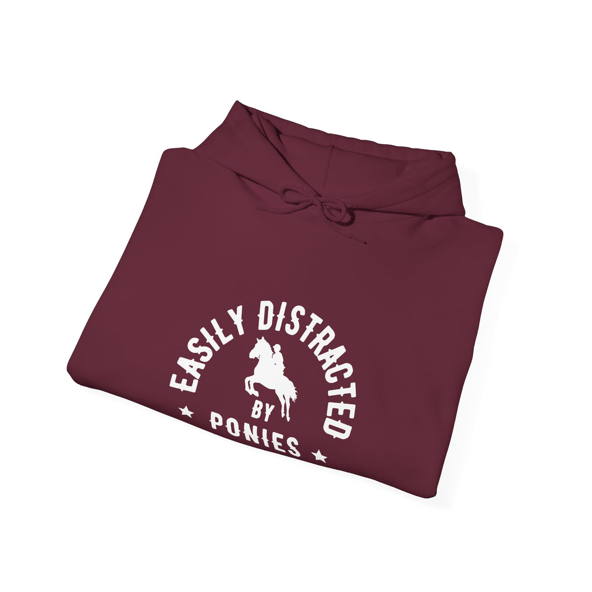 Easily Distracted by Ponies - Dark Hoodie