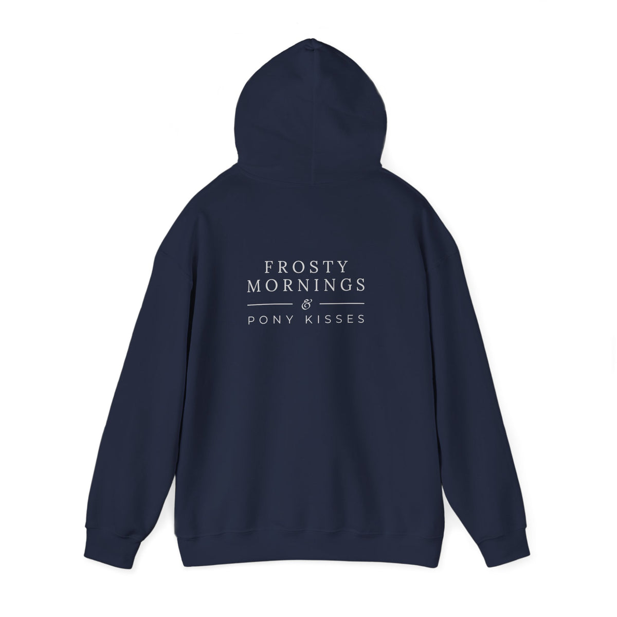 Frosty Mornings & Pony Kisses Equestrian Hoodie