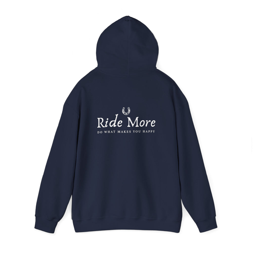 Ride More - Do what makes you happy - Dark hoodie