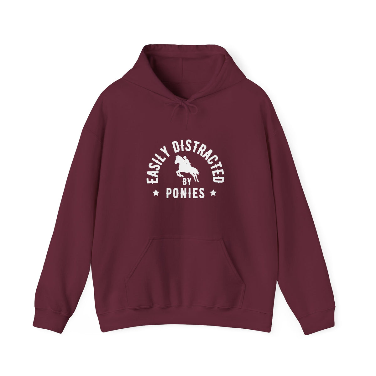 Easily Distracted by Ponies - Dark Hoodie