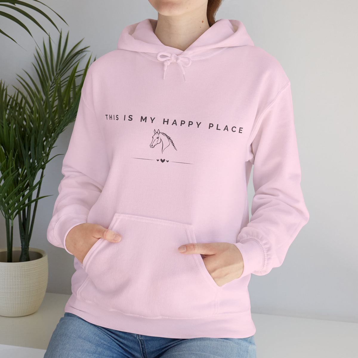 This is my happy place — Equestrian Unisex Hoodie