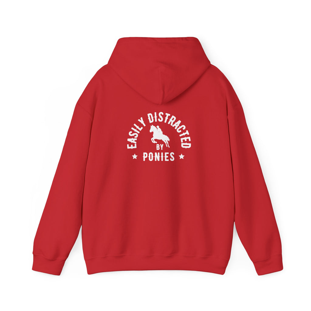 Easily Distracted by Ponies - Dark Hoodie