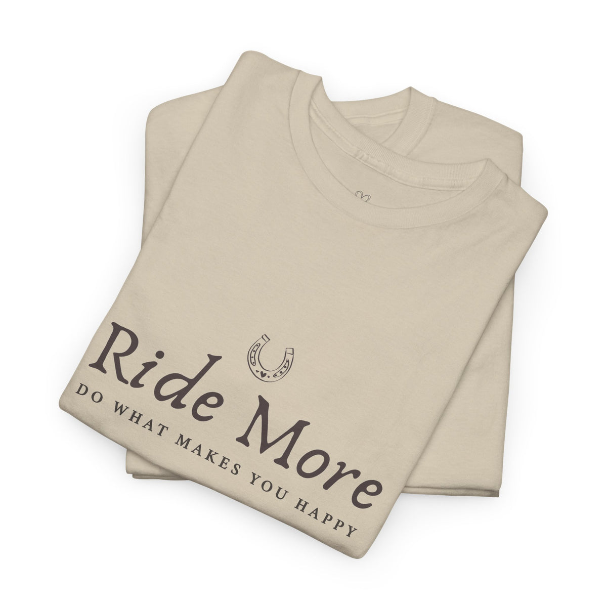 Ride More T-Shirt — Equestrian Slogan Tee