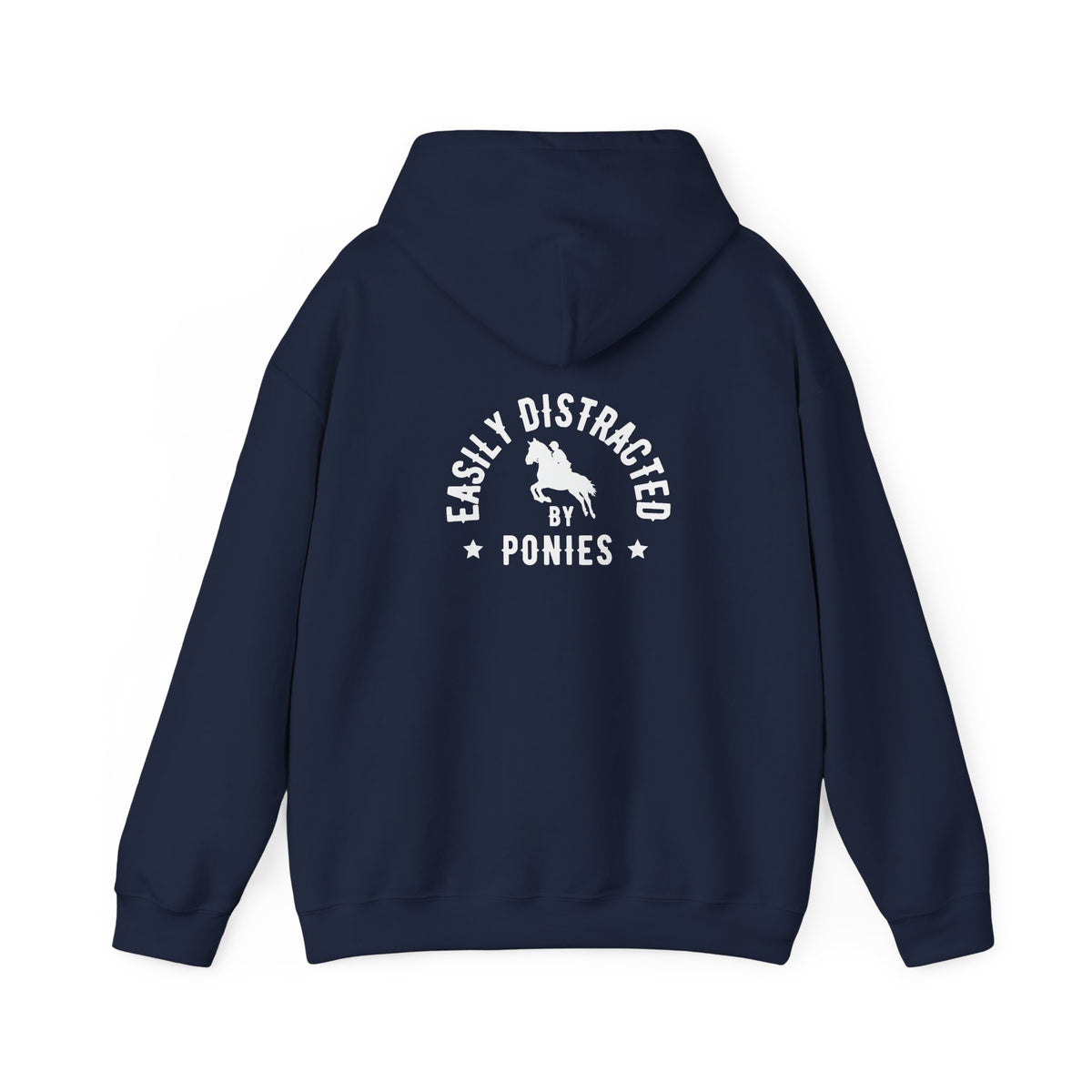 Easily Distracted by Ponies - Dark Hoodie