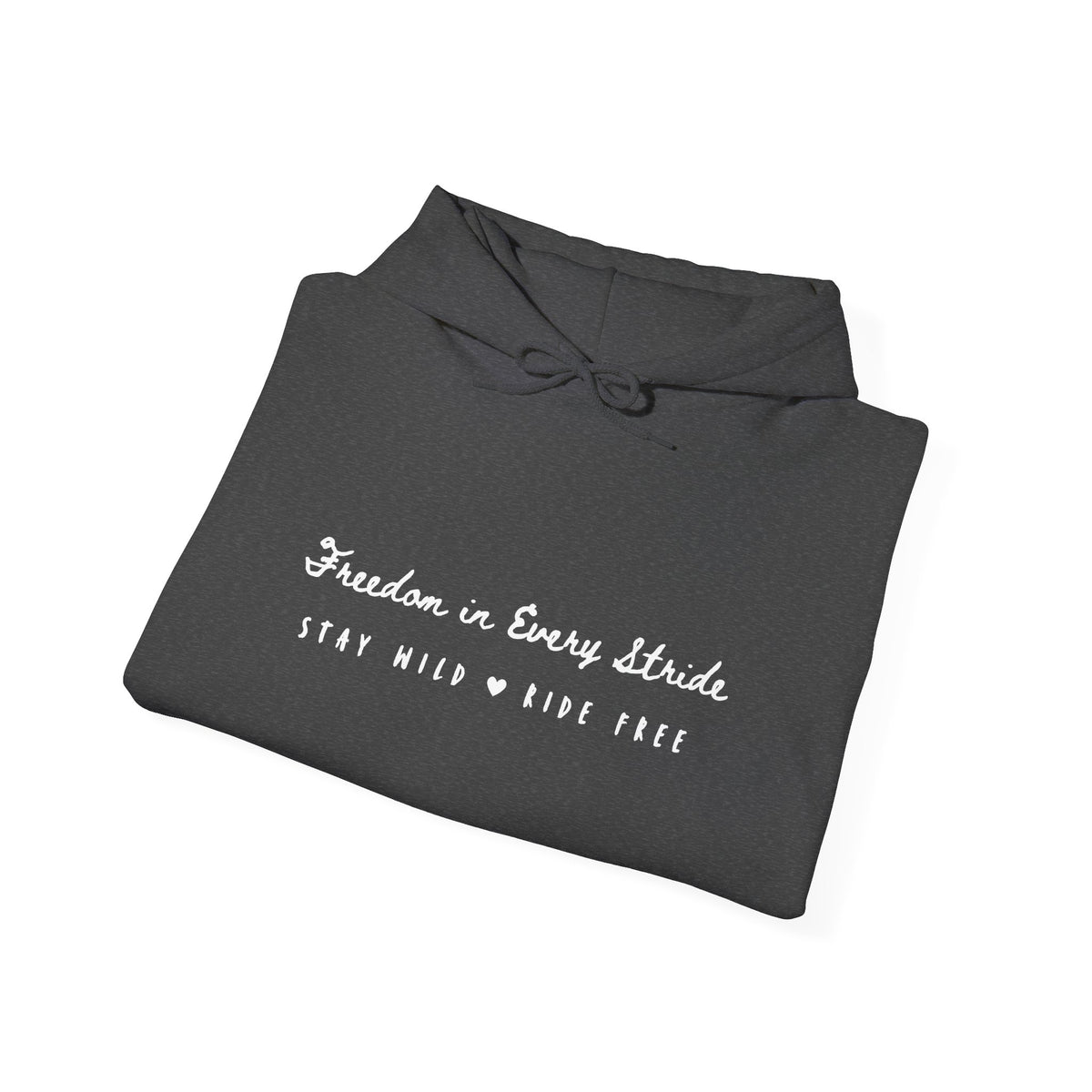 Freedom in Every Stride- Dark Hoodie