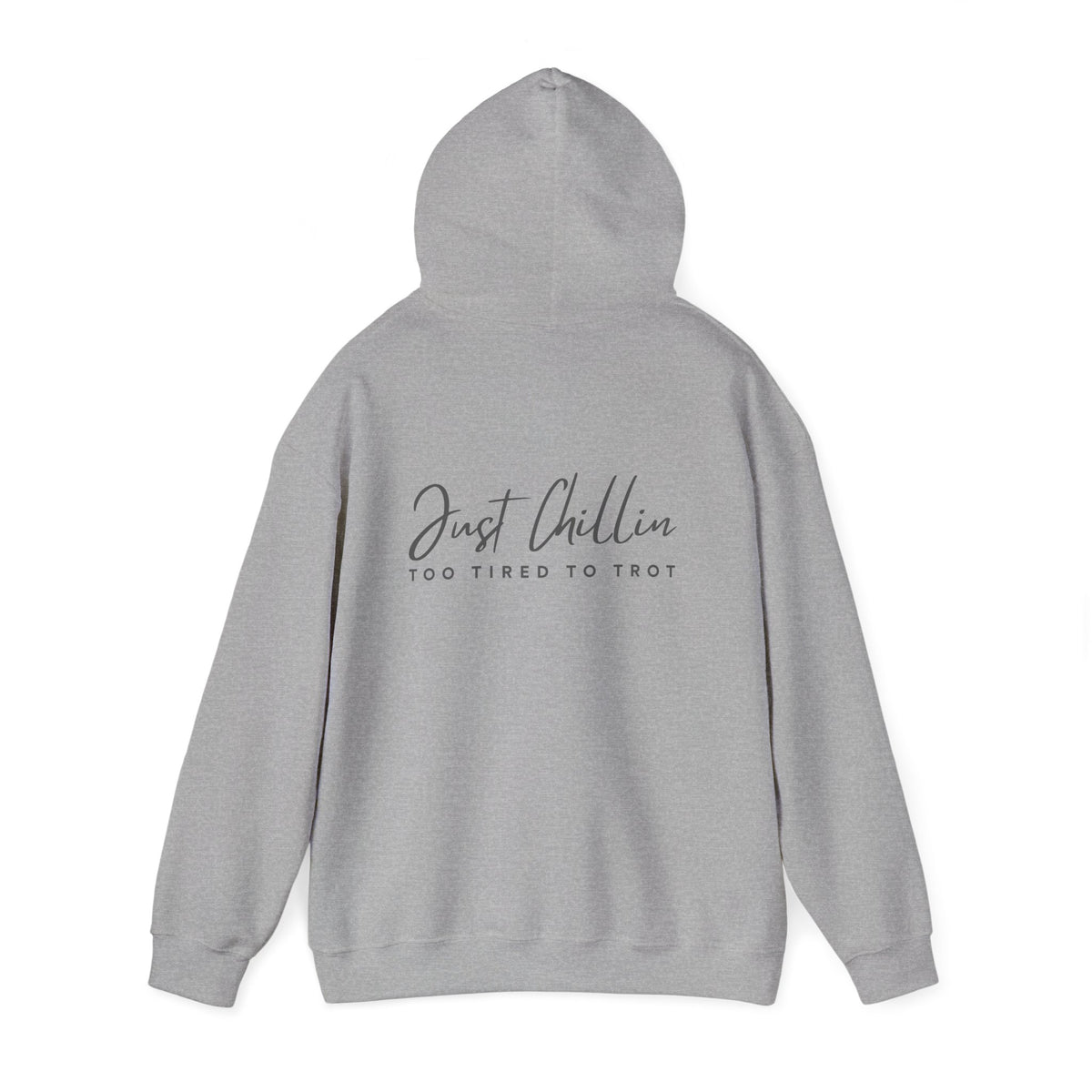 Just Chillin', Too Tired to Trot — Unisex Hoodie