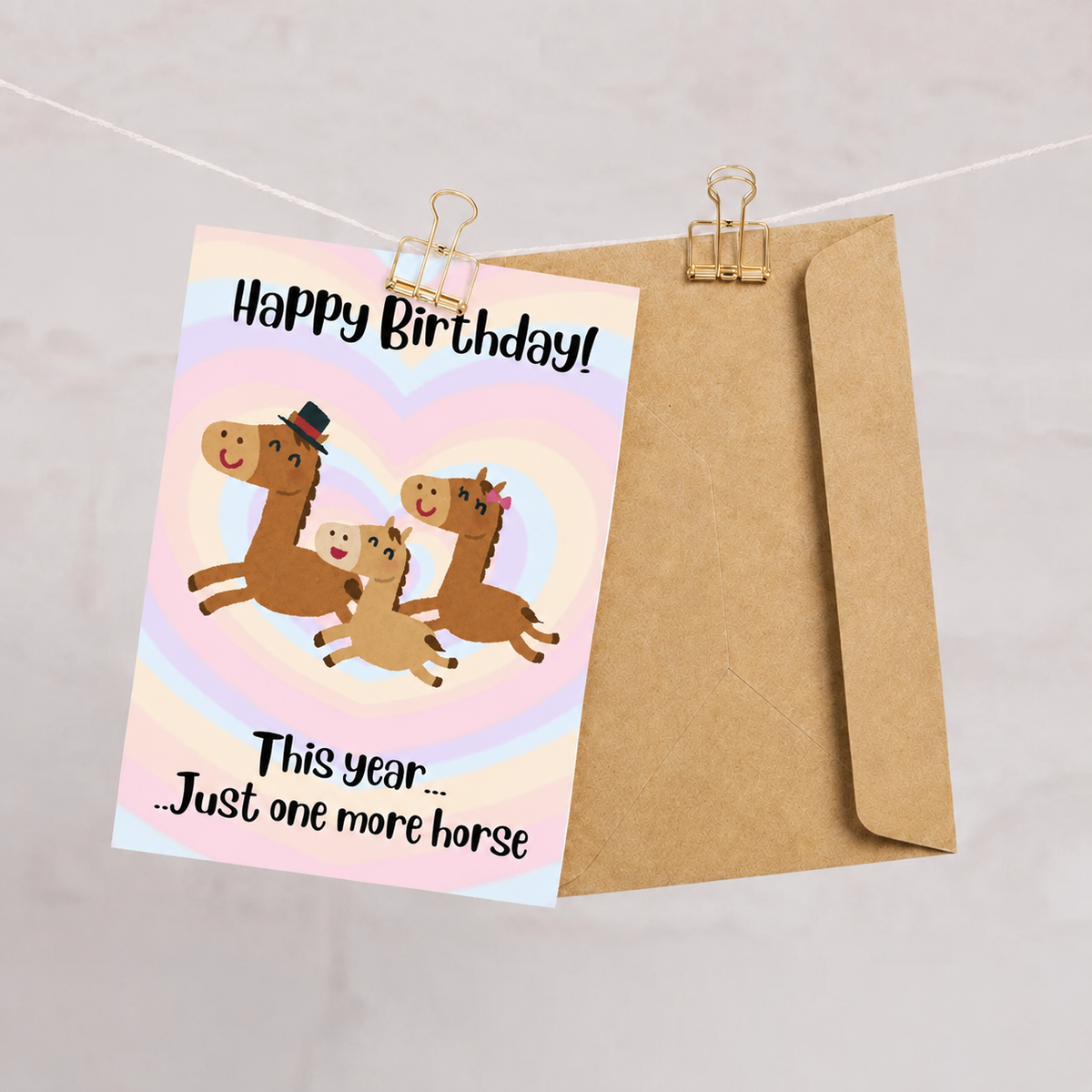 Happy Birthday — Just One More Horse!