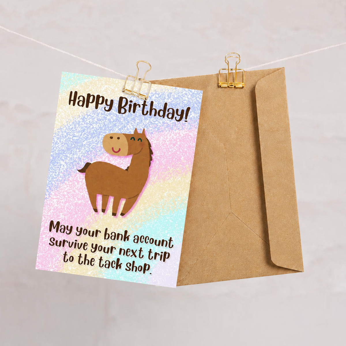 Happy Birthday — May You Survive the Tack Shop!