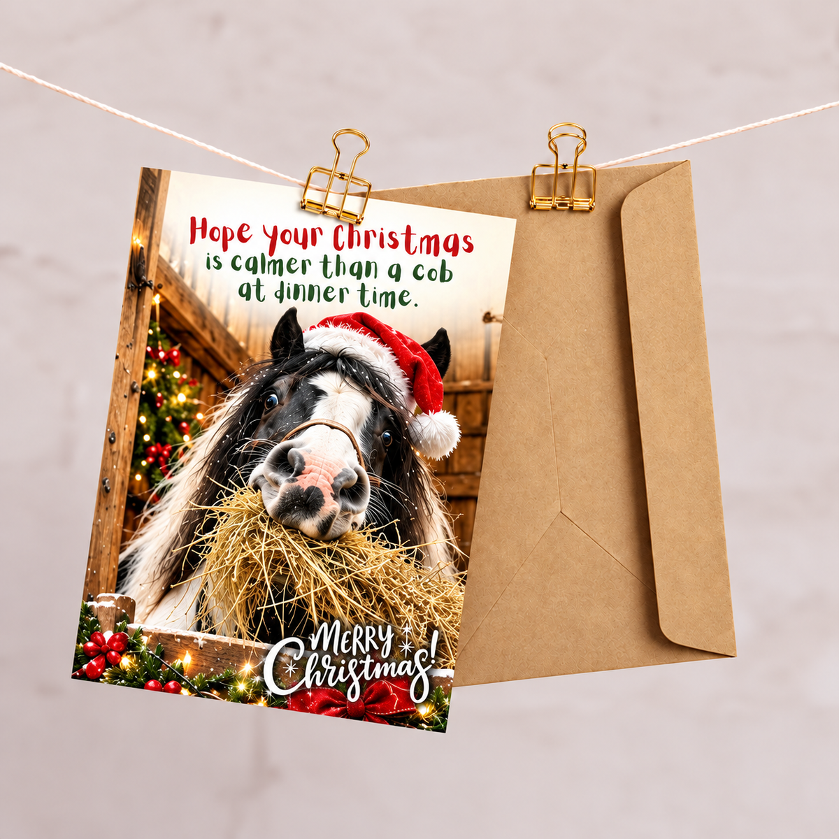 Calmer than a Cob - Christmas card