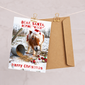 Dear Santa, Define “Good” — Funny Pony Christmas Card
