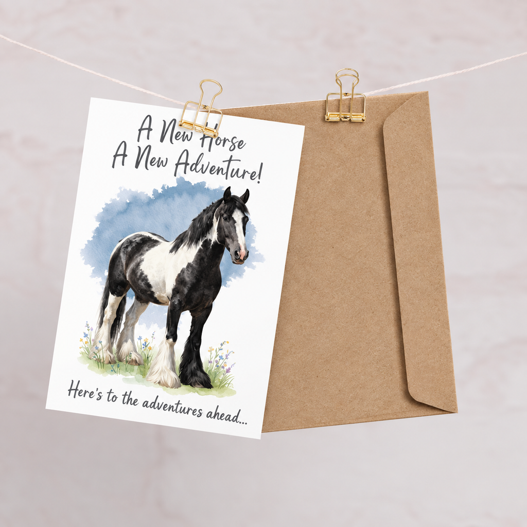 New Horse Day Card — Congratulations on Your New Horse