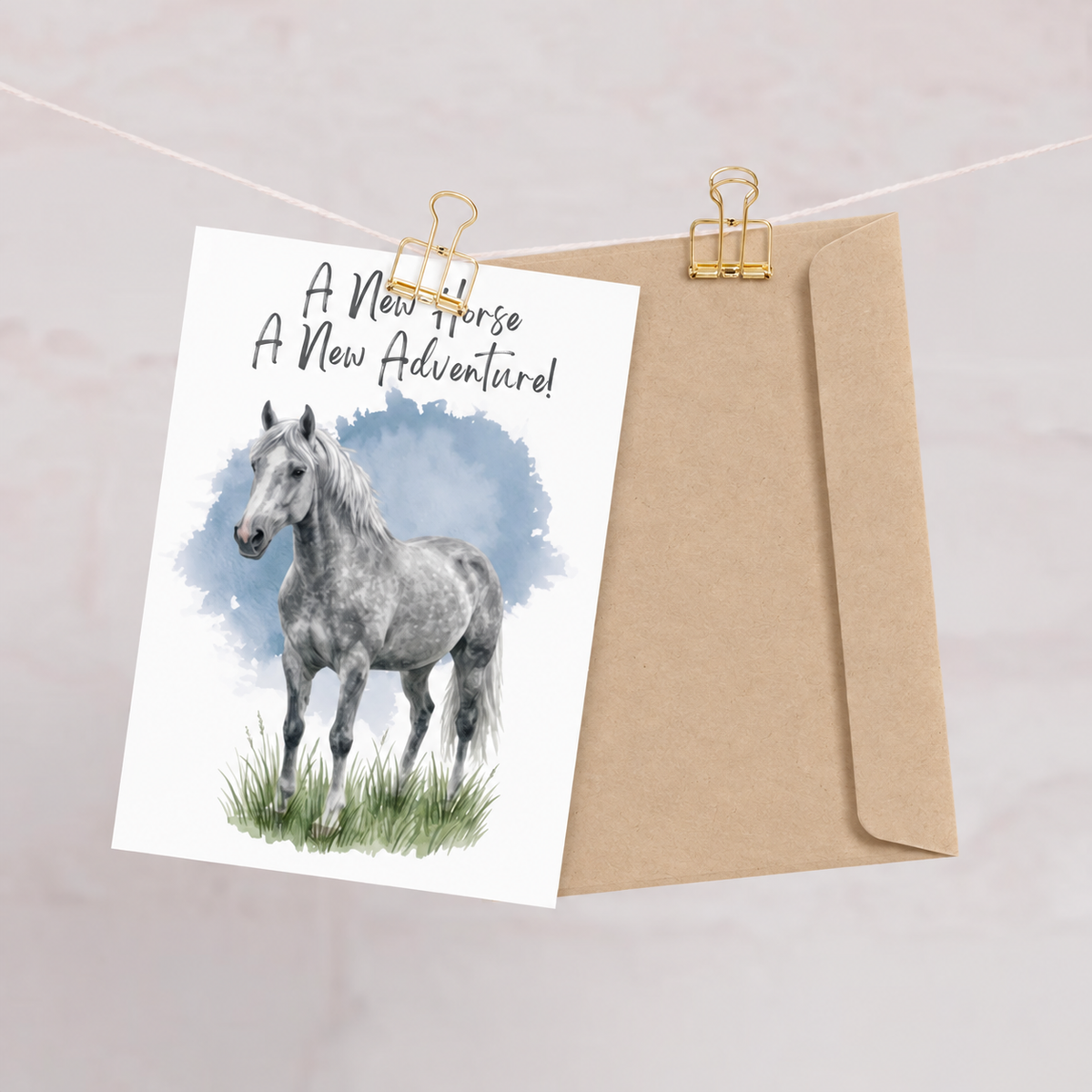 New Horse Day Card — Congratulations on Your New Horse