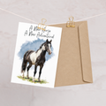 New Horse Day Card — Congratulations on Your New Horse
