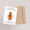 Congratulations on Your New Best Friend — Equestrian Greeting Card